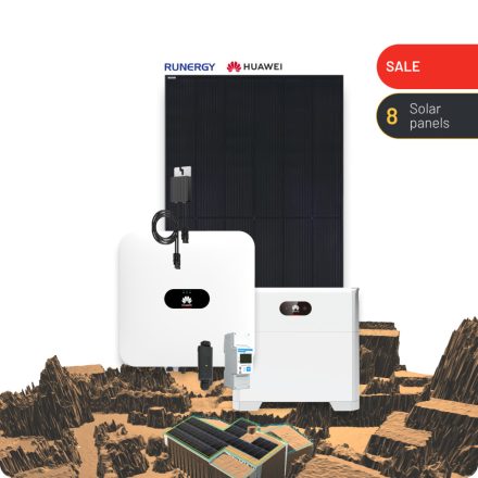 3,68 kWp Fotovoltaikus Készlet, 5 kWh Akkumulátor, SUNME Basepack