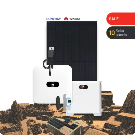 4 kWp Photovoltaic Kit, 5 kWh Battery, SUNME Basepack